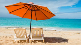 Beach Chair and Umbrella